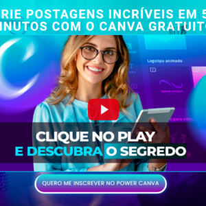 Landing page para venda de artes Canva